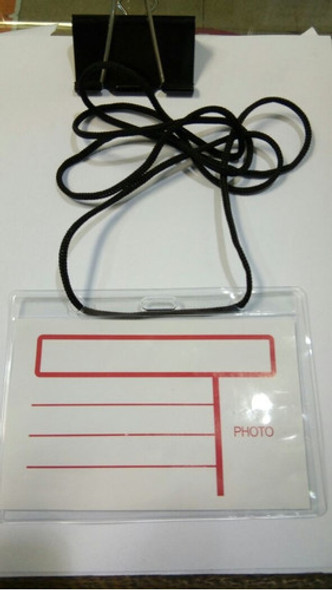 Porta Credencial Con Cordon Collar Para Colgar 6.5 X 11 Cm X 10 Unidades 0