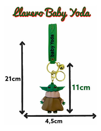Llavero Baby Yoda Star Wars Únicos Importados 1