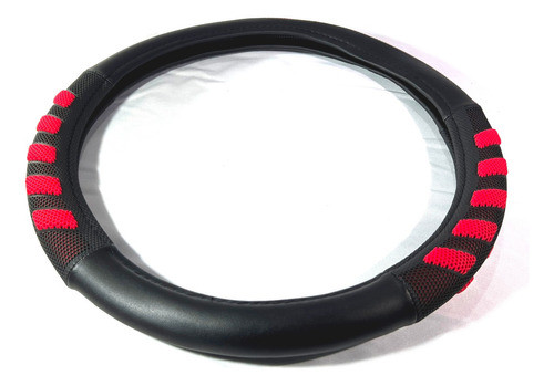 Cubre Volante P/ Auto Pvc Simil Cuerina Negro 824rd 38cm N30 0