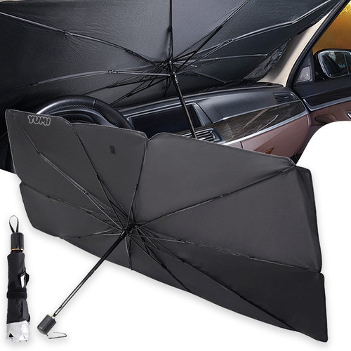 Guarda Sol Parabrisa Carro Proteção Solar Uv Guarda Chuva 0