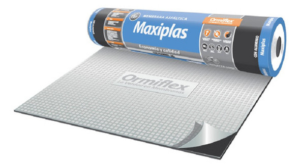Rollo Membrana Techo Maxiplas Ormiflex Aluminio Flexible 40k 0