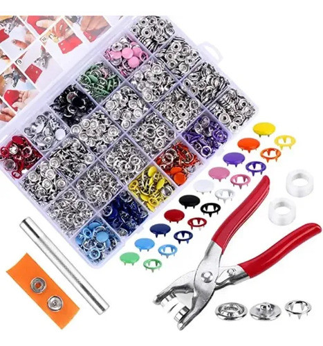 Pinza , Coloca Broches  A Presion  De Metal . Ropa Bebe 0