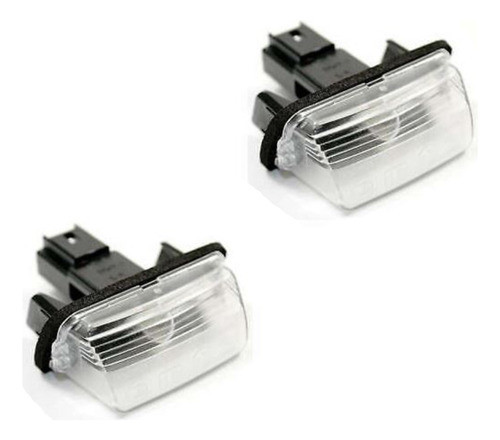 Juego Faros De Patente 100% Original De Peugeot 207 Compact 0