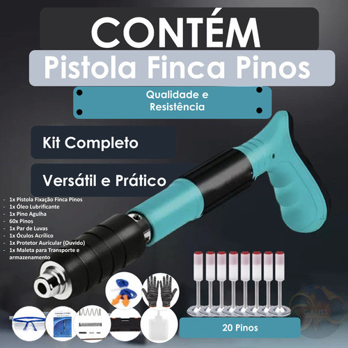 Pistola Fixação Finca Pino Ação Direta 1