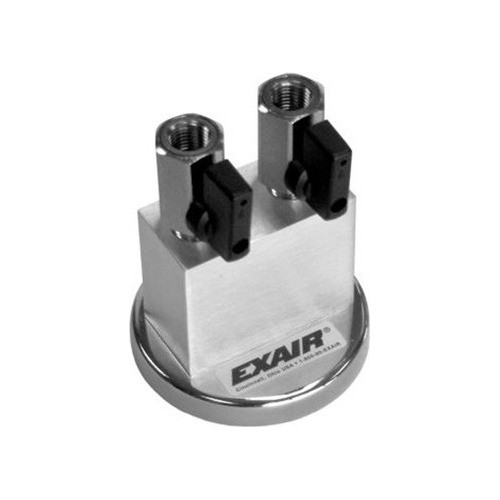 Base Magnética Industrial Doble Válvula Esférica Aire Comp 0