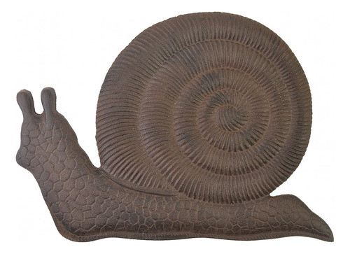Caracol Decorativo Stepping Stone Cast Iron Yard & Garden Fl 0