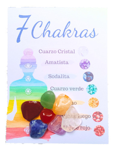 Combo Mayorista X12 Kit 7 Chakras Piedras Naturales 0