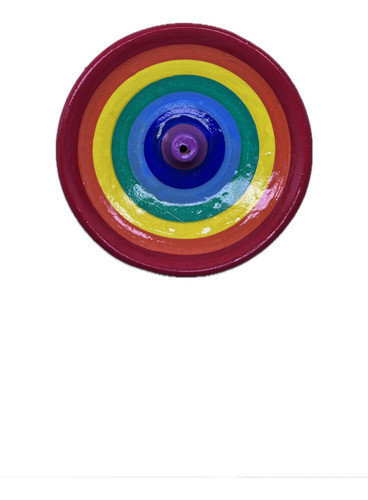 Incensario De Ceramica Arco Iris 0