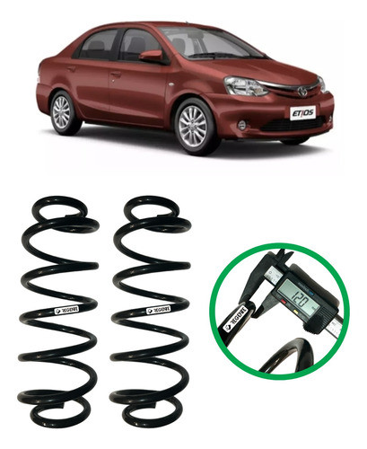 2 Molas Para Gnv Etios Sedan 2016 2017 2018 2019 2020 2021 0