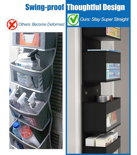 Hioya Over Door Organizer, 6 Shelf Camper Storage, Rv Bathro 1