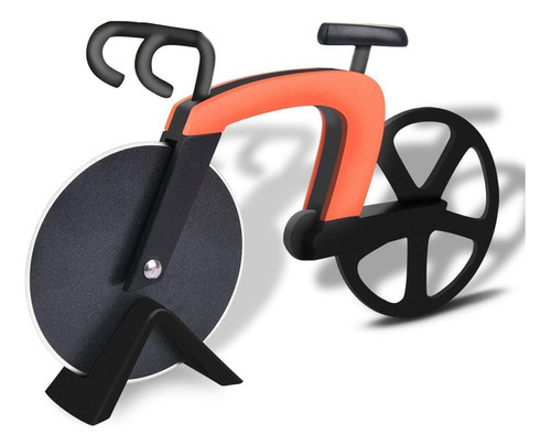 Cortadora De Pizza Bangy Bicycle Antiadherente (naranja) 0