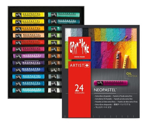 Neopastel Com 24 Cores Pastel Oleoso Caran D'ache 0