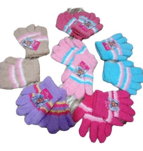 Guantes Largos Con Dedos De Niños De Toalla 0