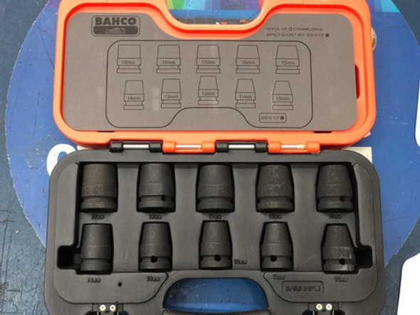 Juego De Bocallaves Alto Impacto Enc 1/2 Bahco 10pz D/s10 0