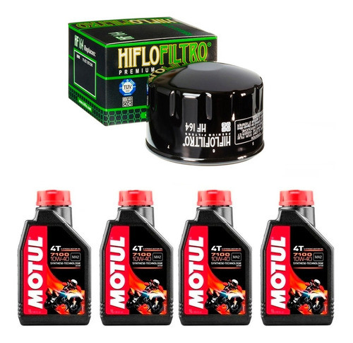 Kit Filtro + Aceite Bmw R 1200 Gs Motul 7100 10w40 Ryd 0
