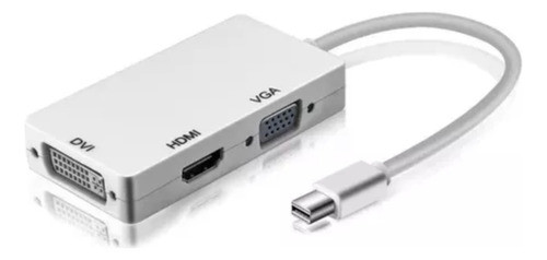 Convertidor Multiple Mini Display Port   A  Hdmi, Vga Y  Dvi 0