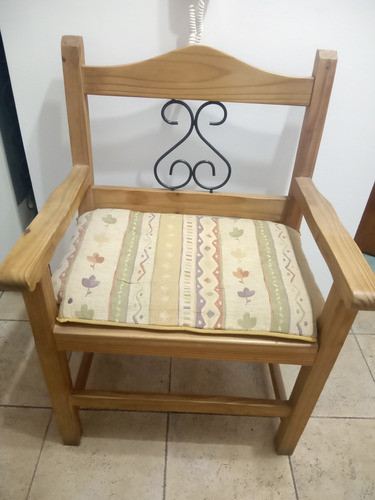 Silla De Madera Tipo Sillonsilla De Madera Tipo Campo 0