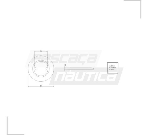 Luminaria Náutica Cromada 10 Leds Inox Arieltek Barco Lancha 1