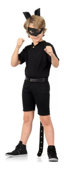 Disfraz Cat Noir Corto M - Mosca 0