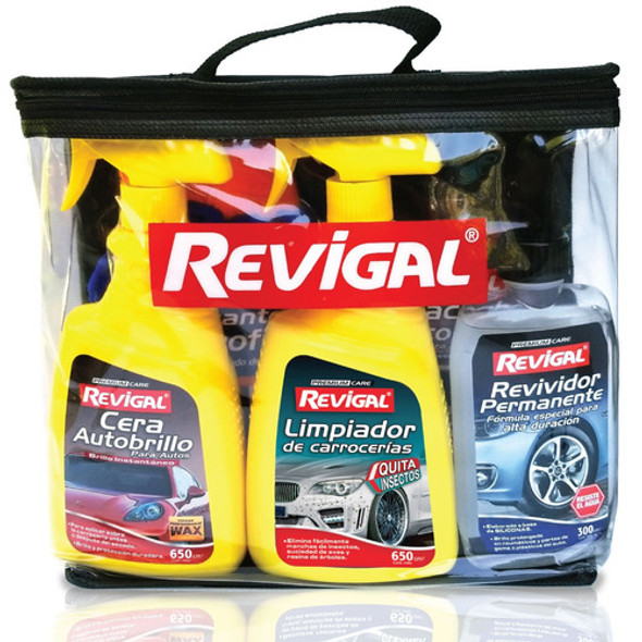 Set Revigal Quita Insecto Autobrillo Revividor Lavacoche Y+ 1