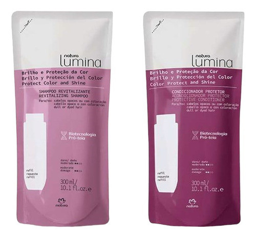 Repuesto Shampo/ Acond Revit Brill/ Prot Color Lumina Natura 0
