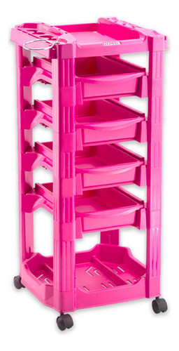 Carrito Ayudante De Peluqueria - Vegas Dompel Rosa 1