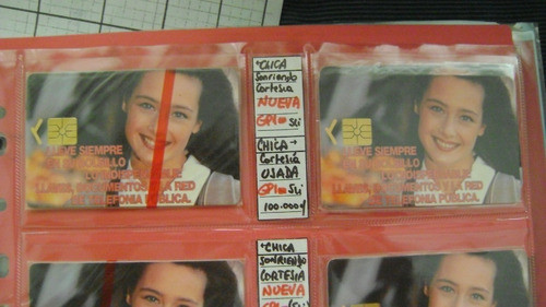 Tarjeta Telecom Cortesia Chica Sonriendo Coleccionismo U Gp2 0