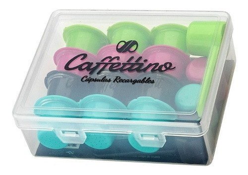 12 Cápsulas Nespresso Recargable Caffettino + ¼k Café Brasil 0