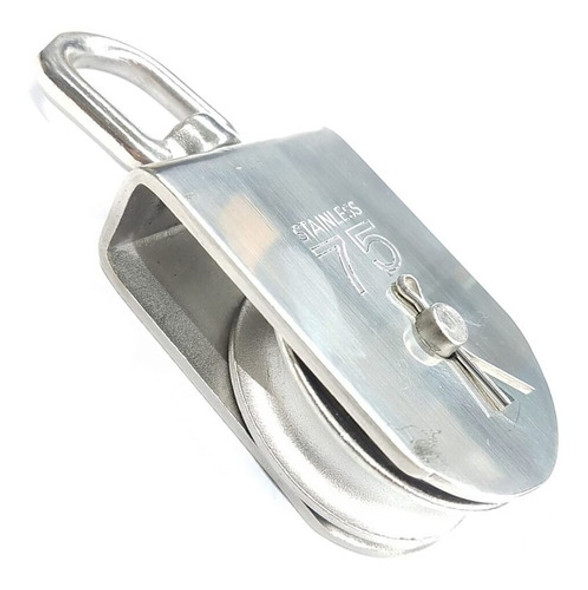 Roldana Motón Náutico 1 Rueda Diám 75mm C Giratorio Velero 0