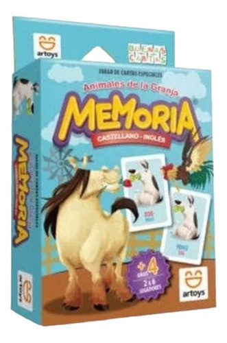 Juego De Mesa Cartas Memoria Animales De Granja 1