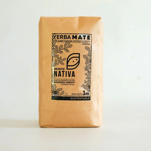 Yerba Mate Monte Nativa Canchada Para Tereré 1kg 0