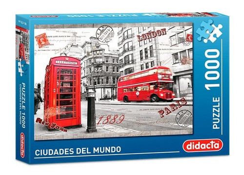 Puzzle 1000 Pcs Londres  Ciudades Del Mundo - Vamos A Jugar 0