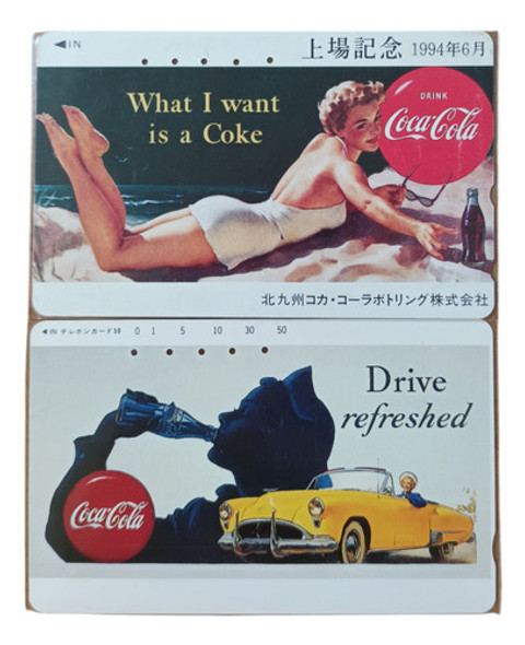 Cartão Telefônico Japão Coca-cola: Lote 33. Pasta Ro. 0