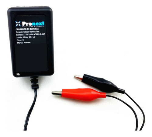 Cargador Bateria De Gel 12v 1a C/corte Automatico Led Alarma 0