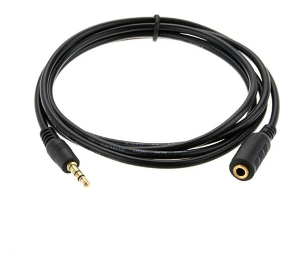Cable Extensor Audio Stereo Mini Plug 3.5 Mm A 3.5 Mm 1.5 Mt 0