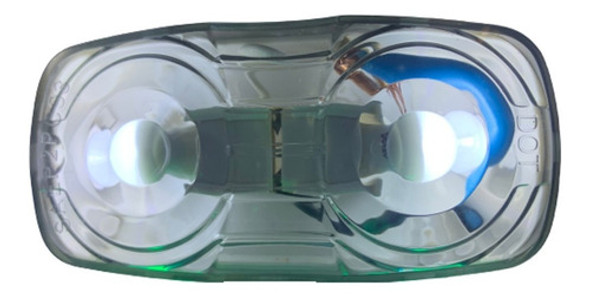 Farol Trailer Carro Zorra 12v X2 C/ Lampara Led T10 Blanco Z 0
