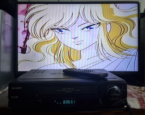 Video Cassete Sharp Vc 1494b 4 Head Com Controle Remoto 1