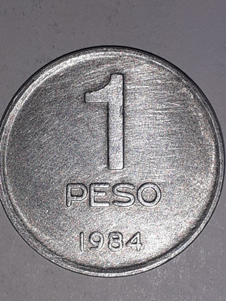 Moneda De 1 Peso Del Año 1984 0 Moneda De 1 Peso Del Año 1984 0