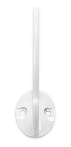 Percha Doble Gancho Aluminio Epoxy Blanco O Negro X Cantidad 1