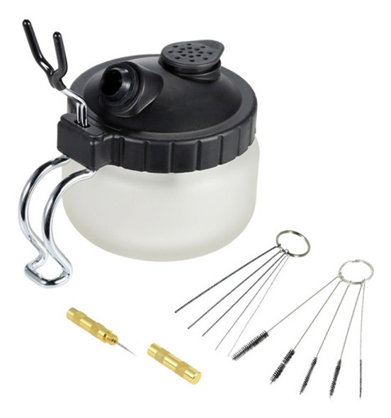 Suporte De Garrafa De Limpeza Wash Pot Air Needle Clean Tool 0