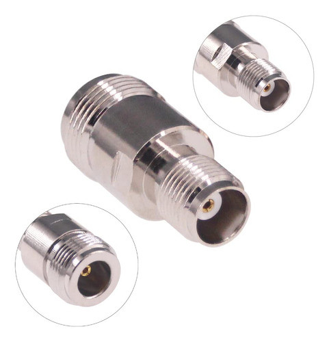 Rfaha 2pcs N Tipo Hembra A Tnc Hembra Rf Coaxial Adaptador C 1