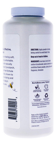 Pó Em Pó Burts Bees Baby Bee Original 221ml 0