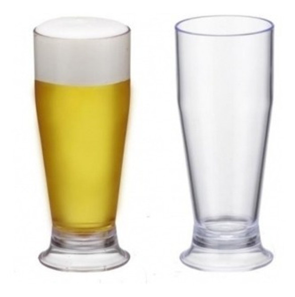 40 Copo Acrílico Tulipa Chopp Cerveja Buffet Bar Lanchonete 1