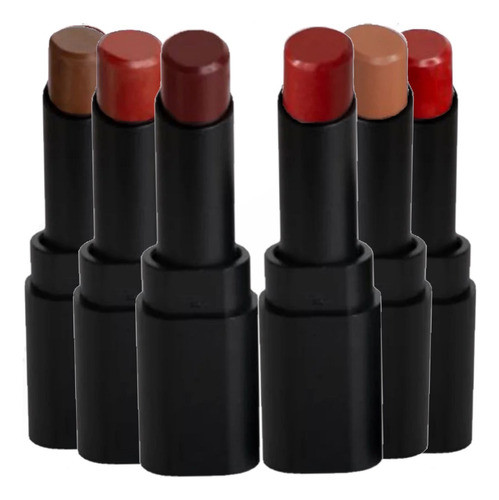 12 Batom Obsidian Cream Satin Hb7000 Ruby Rose Atacado 1