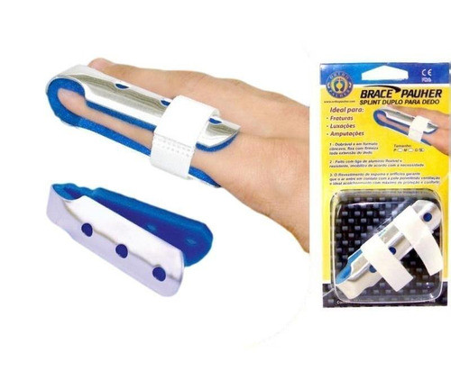 Splint Duplo P/ Dedo Bracepauher M Ortho Pauher 12x S/juros 0