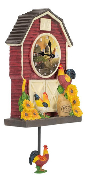 Mark Feldstein & Associates Gallo De Granja Péndulo Rústico 1