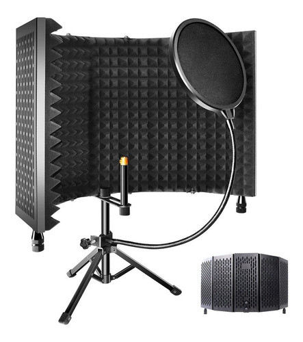 Pantalla De Aislamiento Con Soporte Para Microfono 0