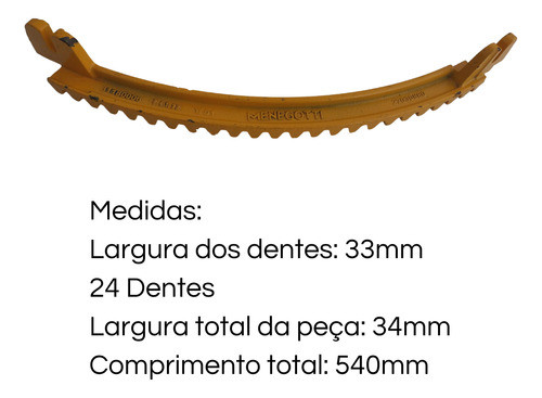 Cremalheira Segmentada Cód: 31180006 P/ Betoneiras De 400l 1