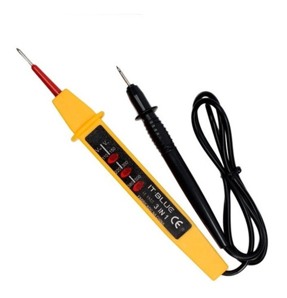 Chave Testadora Eletrico Profissional 3 Indicadores Tensão 1