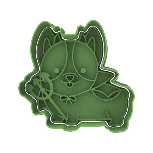 Disfraz Perro Perrito Diablo Halloween Cortante Galletas 0